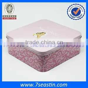 Square Metal Biscuit Tin Box With High Quality thumbnail-2