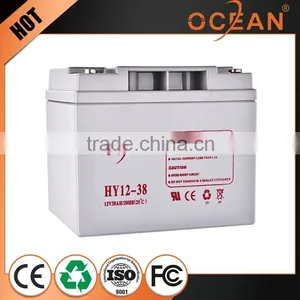 Rechargable Contemporary 12V Best Quality 38ah Battery Solar 12v thumbnail-1