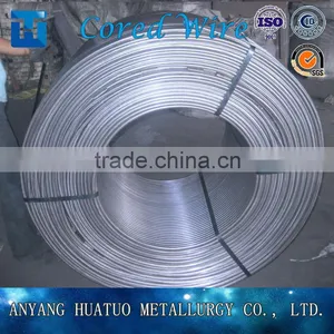 Good Deoxidizer Silicon Calcium/Ca-Si Cored Wire for Steel Production thumbnail-1