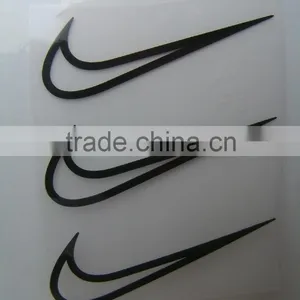 Black Heat Transfer Printing Label With 3D Effect thumbnail-1