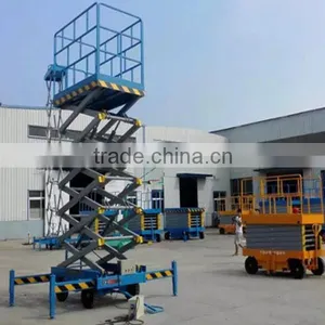 10m Mobile Electric Manlift/trailer Mounted Scissor Lift thumbnail-1