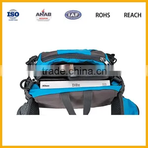 Fashionable Multilayer Nylon Material Cycling Zipper Waist Bag With Small Pocket for Mobile Phone thumbnail-4