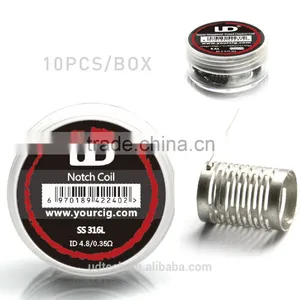 2016 UD High Quanlity SS316 Notch Coil Resistance Heat Wire RDA/RBA/RTA For Atomizer thumbnail-4