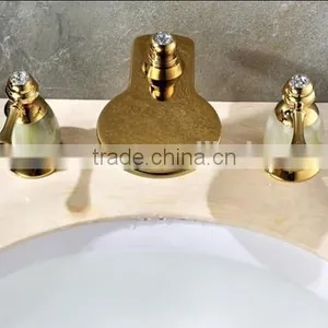 Axe Shape Bathub Waterfall Faucet , Marble Stone Bathtub Faucet With Shower thumbnail-2