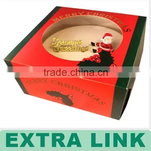Unique Custom Design Designer Christmas Cupcake Boxes thumbnail-1