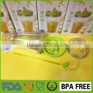 Plastic Drinking Sports Reusable Water Bottle With Strap for Kids thumbnail-4