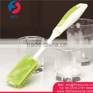 Nano Deep Plastic Handheld Kitchen Long Handle Bottle Cleaning Brush thumbnail-1