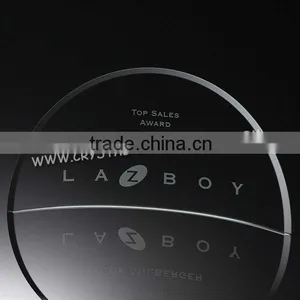 Jade Glass Trophy Award New Design Glass Award 2015 on Promotion thumbnail-1