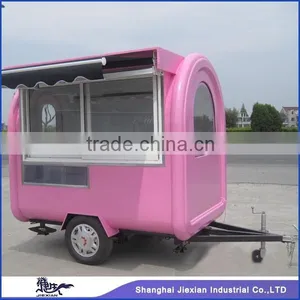 JX-FR220H Nice Color Mobile Fryer Food Cart Trailer for Sale thumbnail-1