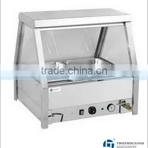 Bain Marie - Table Top, 4 X GN 1/2, Tilted Glass, S/S, CE, TT-WE1271A thumbnail-1