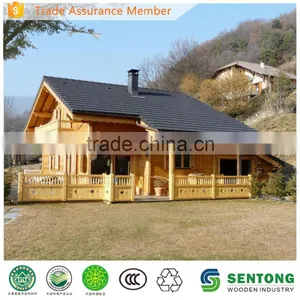 SenTong Cheap Prefabricated Wooden House For Sale thumbnail-1