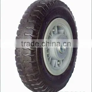8" * 2.50-4 Wheelbarrow Pneumatic Wheel Handbarrow Wheels Tool Cart Tyre Small Wheel thumbnail-1