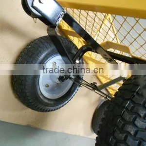 4 Wheel Metal Tool Cart / Steel Mesh Trolley TC4205E thumbnail-4