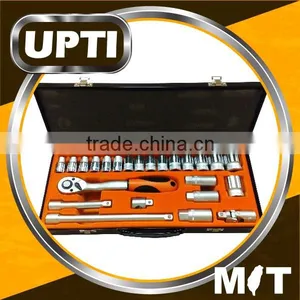 Taiwan Made High Quality 24pcs 1/2" Dr. Ratchet Handle Socket Wrench Set Hand Tool Set thumbnail-1