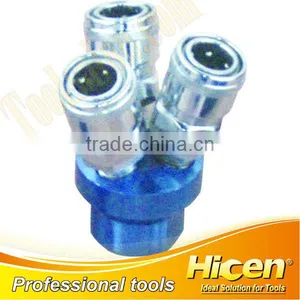 3 Way Air Quick Release Manifold Coupler thumbnail-1