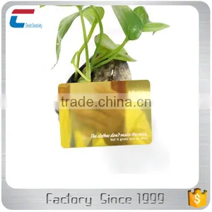 Customzied Printed Shining Golden Mirror Metal Cards thumbnail-1