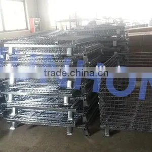 Heavy Zinc Plated Rolling Metal Storage Cage (1200*1000mm) thumbnail-3