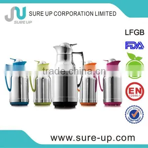 2014Colorful Double Wall Glass Inner Coffee Jug Water Machine,sport Pot (JGAD-C) thumbnail-1