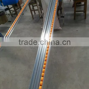 Plastic Wheel Roller Track for Lean Pipe Rack System thumbnail-2
