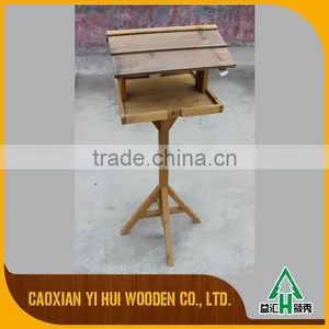 Wooden Bird House/ Garden Bird Cage for Birds With Stand thumbnail-1