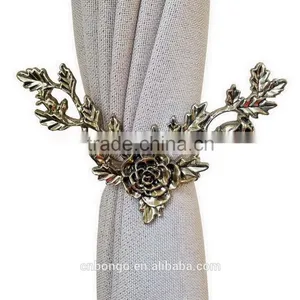 Vintage Metal Flower Curtain Buckle Curtain Belt Curtain Accessory thumbnail-1