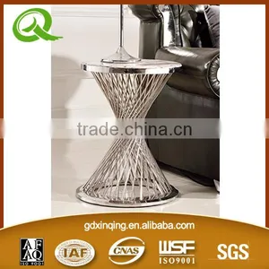 D381 2016 Latest Desgn Marble Top Stainless Steel End Table thumbnail-1