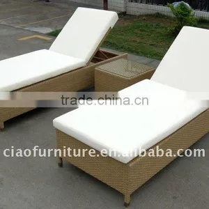 Wholesale Garden Poolside Lounge Furniture Rattan Lounge Chair thumbnail-3