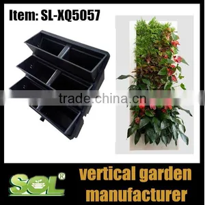 Home & Garden Vertical Greening Garden Wall Decorative Artificial Green Wall Garden Pots SL-XQ5057 Vertical Hydroponic System thumbnail-1