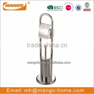 Metal Standing Toilet Paper Holder thumbnail-3