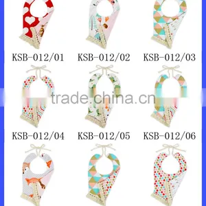 Wholesale Fancy Double Layers Baby Bibs With Tassels thumbnail-5