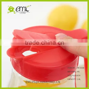Wholsale Plastic Cold Water Kettle With Lid Juice /tea Bottle thumbnail-2