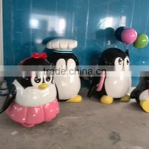 Fiberglass Cartoon Penguin Mascot thumbnail-6