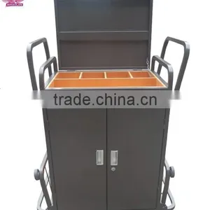 Hotel Room Housekeeping Linen Cart Cleaning Laundry Trolley thumbnail-1