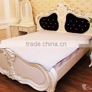 Hand Embroidered Blanket Made From Natural Mulbery Silk, Rich Proteiin, Warm and Breathable, 100% Handmade in Vietnam thumbnail-3