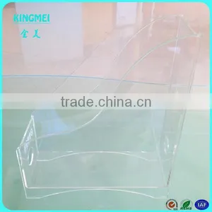 KM-GP01 Clear Table Stand Acrylic Menu Display,magazine Holder,book Rack thumbnail-1