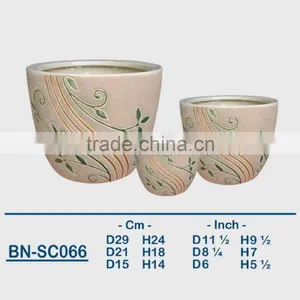Vietnamese Ceramic Indoor Pot/ Indoor Planter BN-SC066 thumbnail-1
