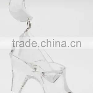 Acrylic Crystal Craft Wedding Heel Shoe Best Gift for Women thumbnail-6