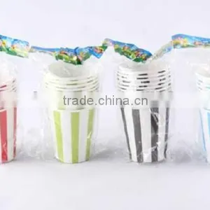 2016 Hot 10pcs Happy Birthday 250ml Paper Cups With Nice Printing thumbnail-3