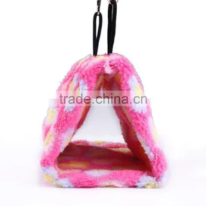 Plush Snuggle Bird Hammock Hanging Snuggle Cave Happy Hut Bird Parrot Hideaway thumbnail-3