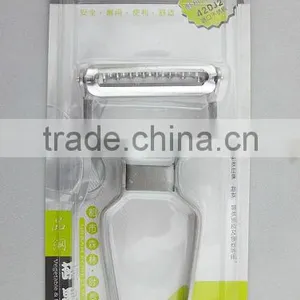Multipurpose 2 in 1 Peeler , Stainless Steel Kitchen Peeler With Double Blade thumbnail-1
