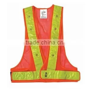 Reflective Led Vest Hi Vis Safety Vest Led Light Mesh Vest thumbnail-1