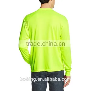 Wholesale Mens Long Sleeve Hi-vis T Shirt thumbnail-2
