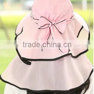 Korean Edition Sun Hat Hat Female Summer Lace Protection of Neck Neck Eaves Sunscreen Caps ms Outdoor Cycling Caps thumbnail-5