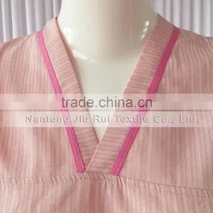 Pink/Blue Korean Style Sweat Steaming Clothes Striped Pajamas Unisex Tracksuit Plus Size Pajamas For Spa thumbnail-2