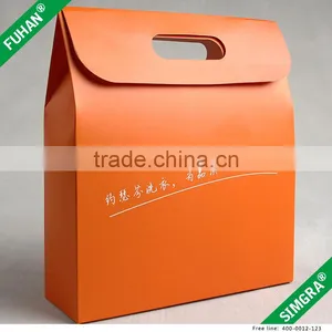 Factory Customized Paper Craft Gift Boxes Handle Bag thumbnail-1