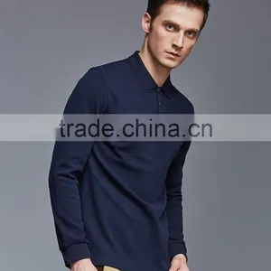 Wholesale Fancy Long Sleeve Cotton Polo T-shirts/Polo Men Shirt/Golf Polo Shirt For Men thumbnail-4