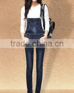 The Spring and Autumn Period and the New Removable Denim Overalls/ladies Loose Show Thin Jumpsuits thumbnail-6