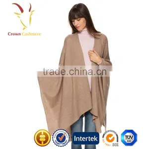 Women Handmade Wool Cashmere Scarf Shawl Poncho thumbnail-1