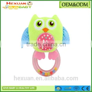New High Quality Baby Wrist Rattle Toy Plush Hand Bell Ring For Infant thumbnail-3