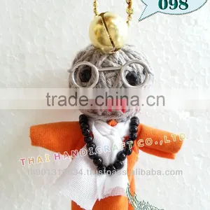 Handmade Keychains Keyrings Voodoo Doll String Accessories Bag Gifts thumbnail-1